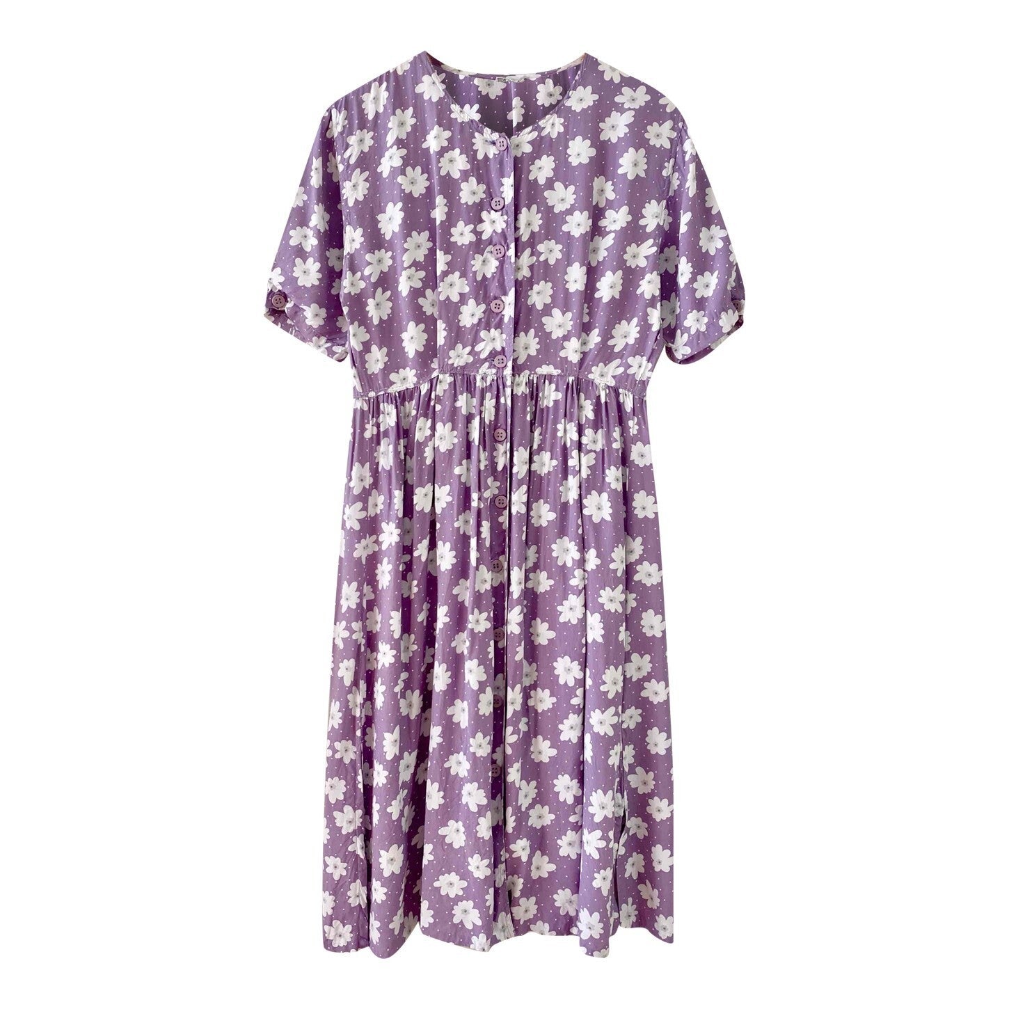 80's button-up dress