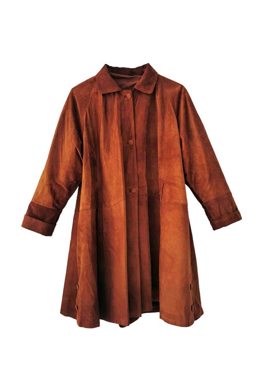 Suede coat