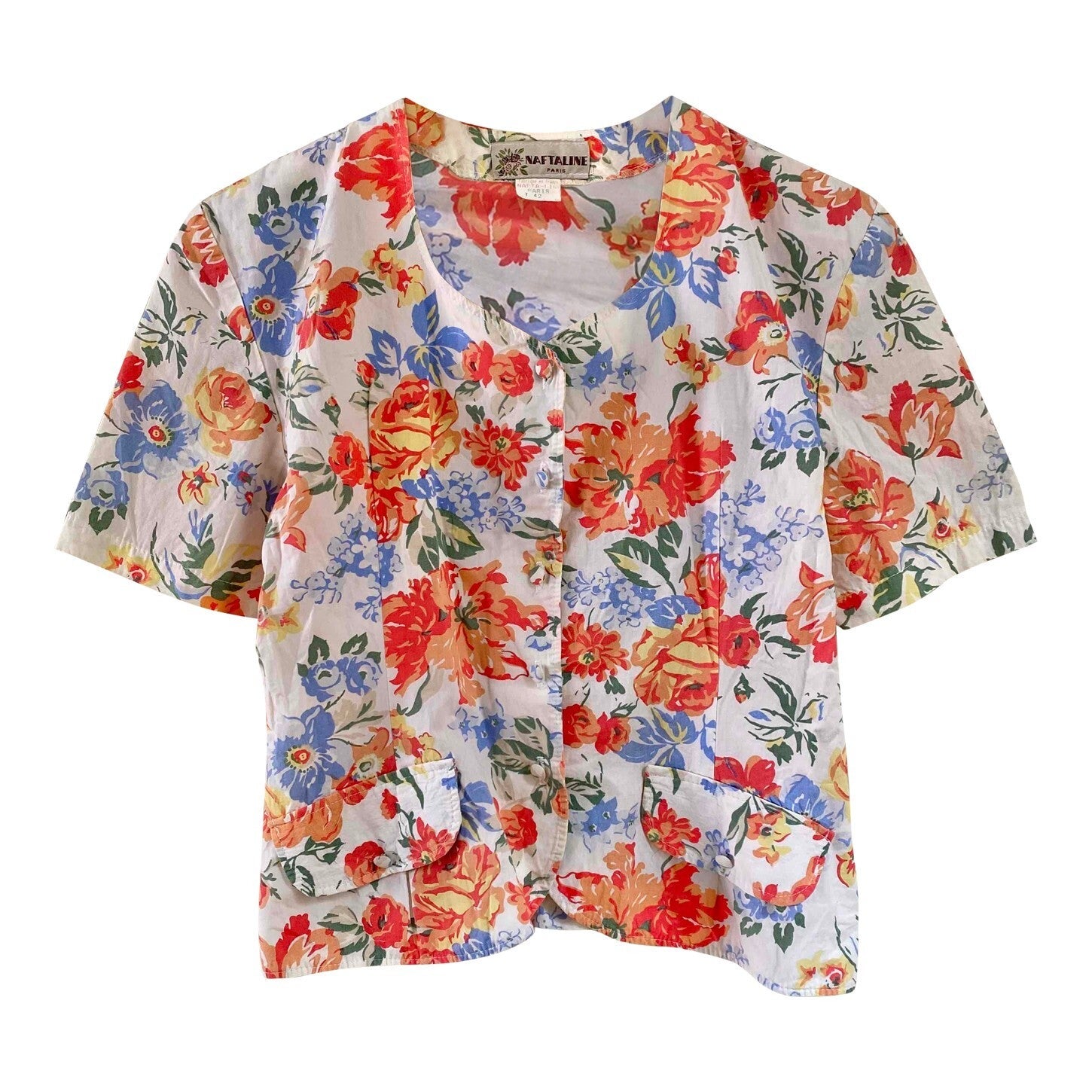 Blouse à fleurs