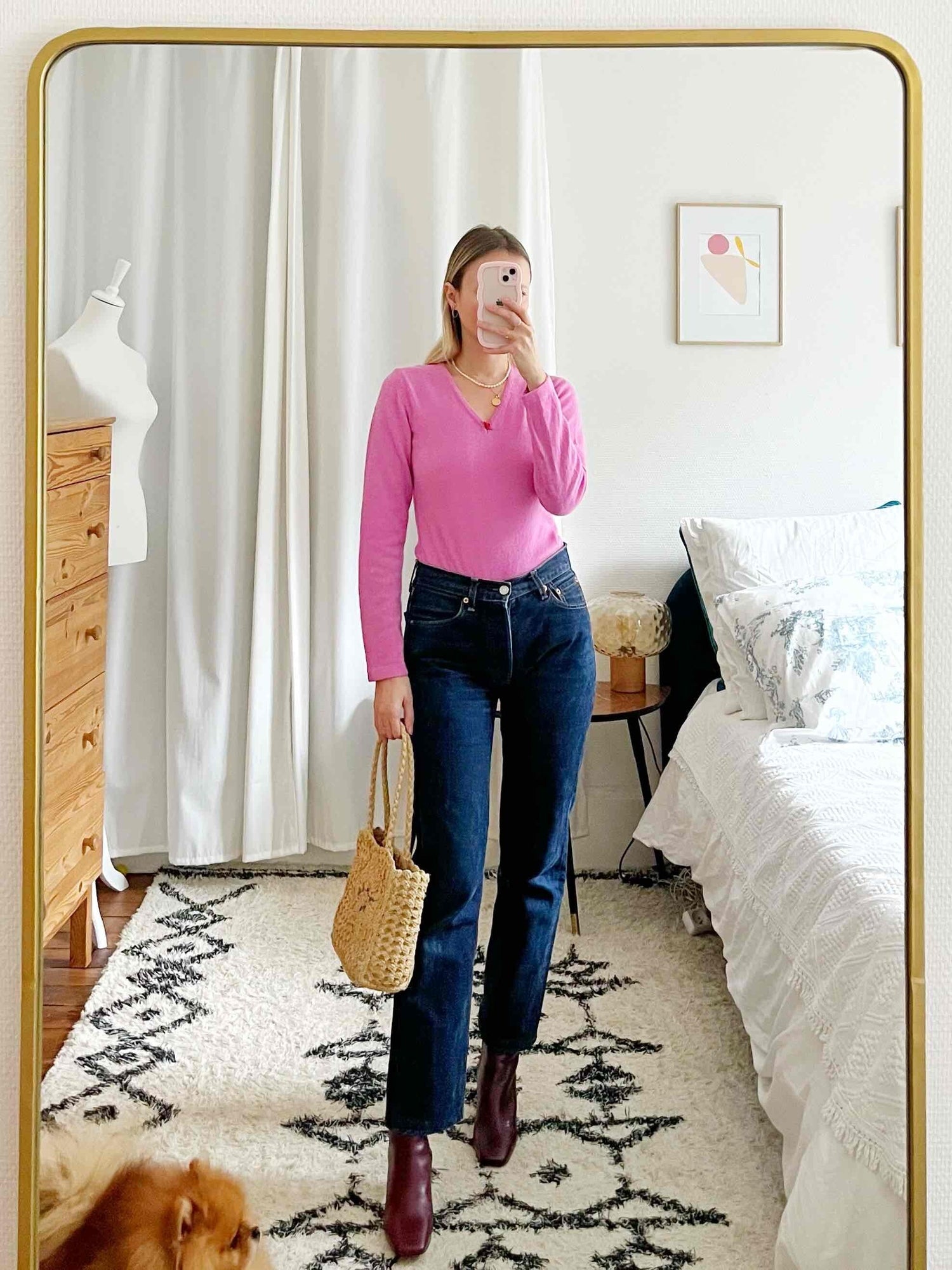 Wool and silk sweater