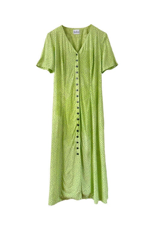 Viscose button-up dress