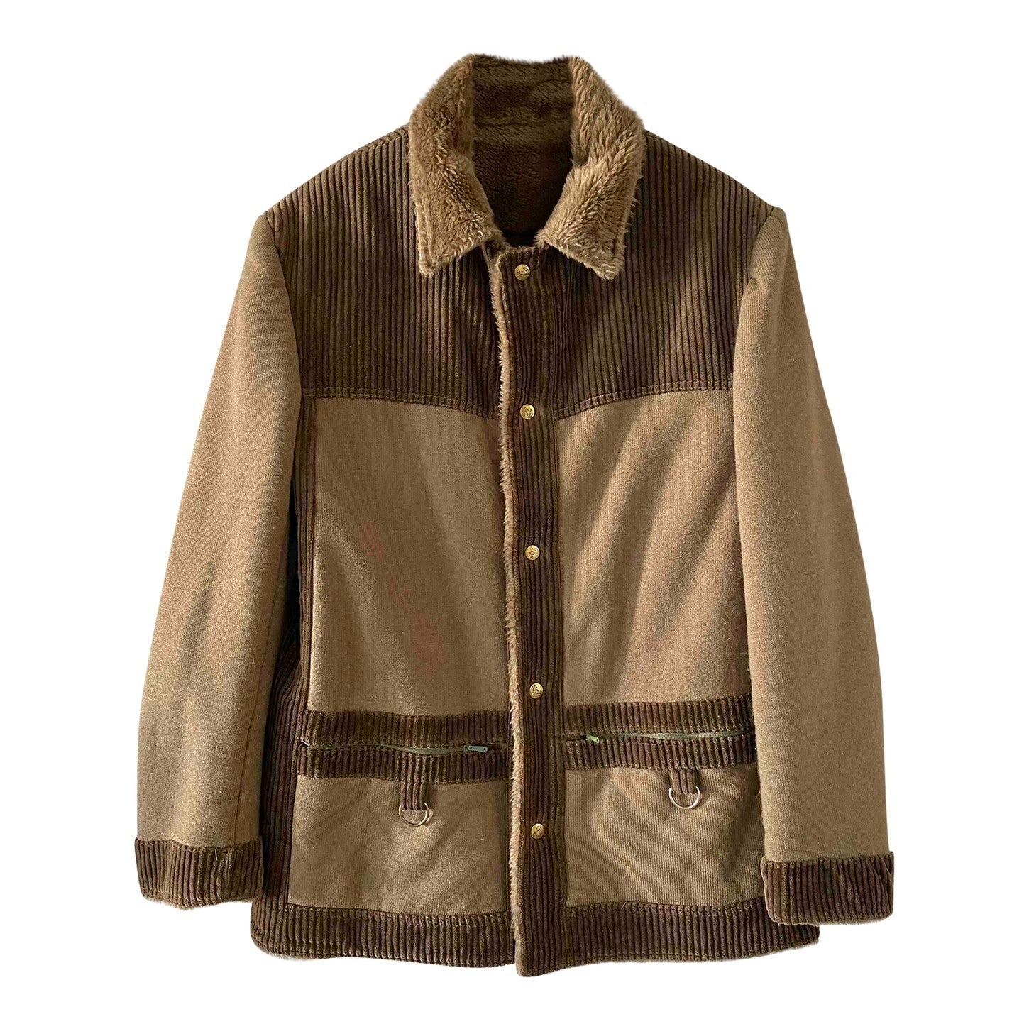 Saharienne en velours côtelé