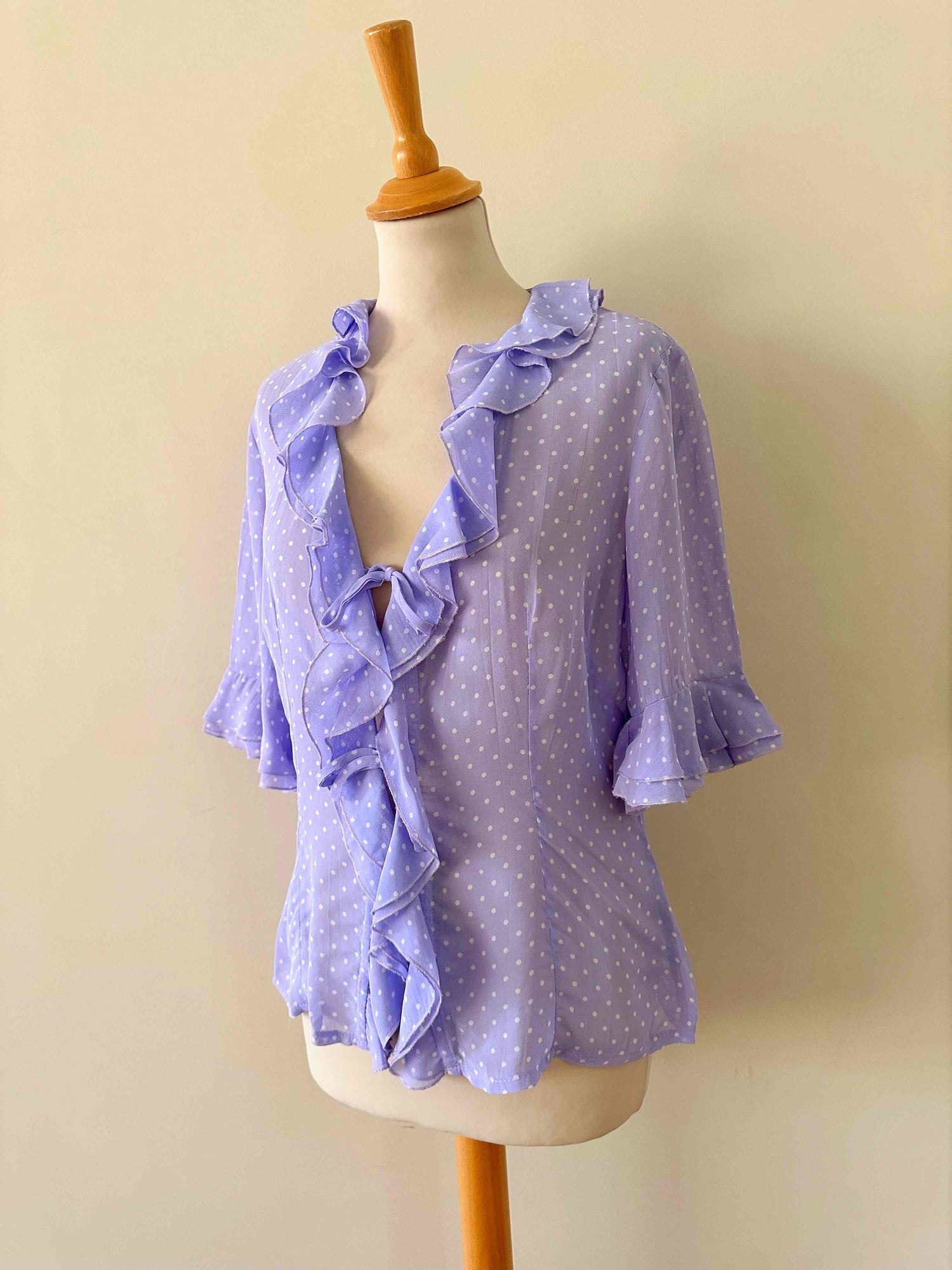 Blouse à pois