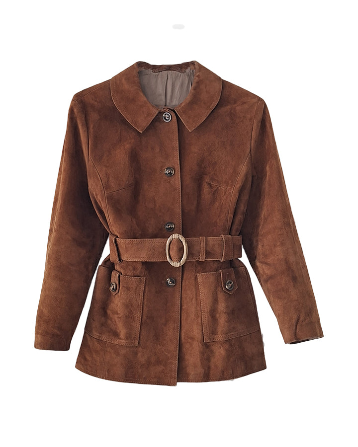 Saharienne en daim 70's