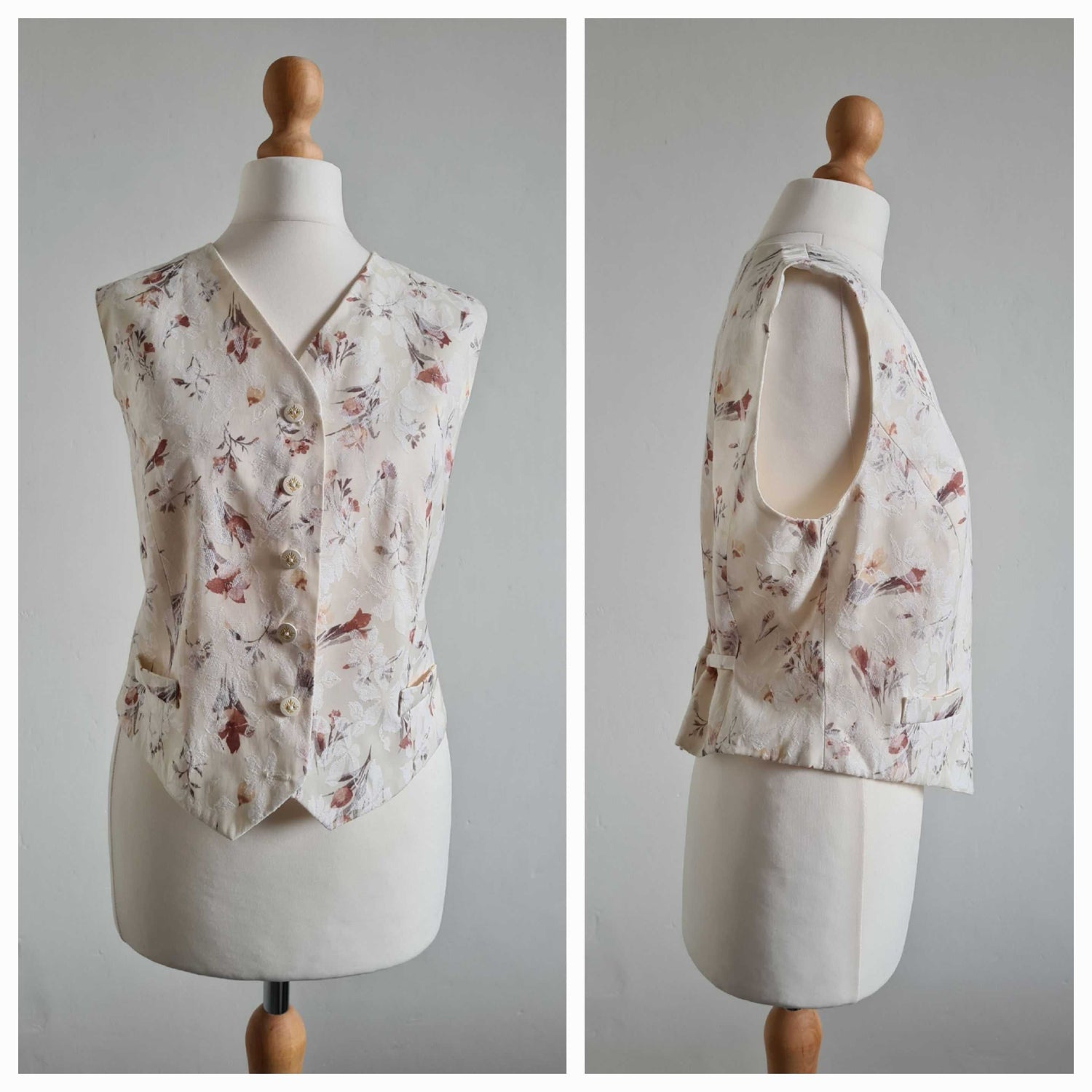 Gilet à fleurs