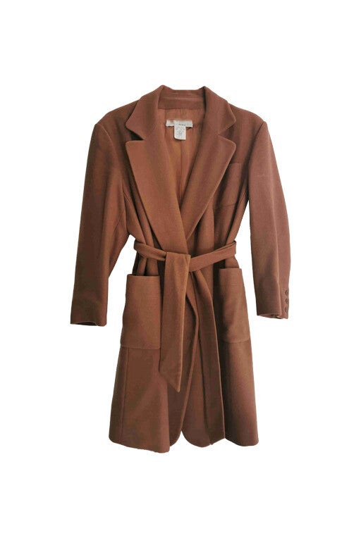 Wool and cashmere coat