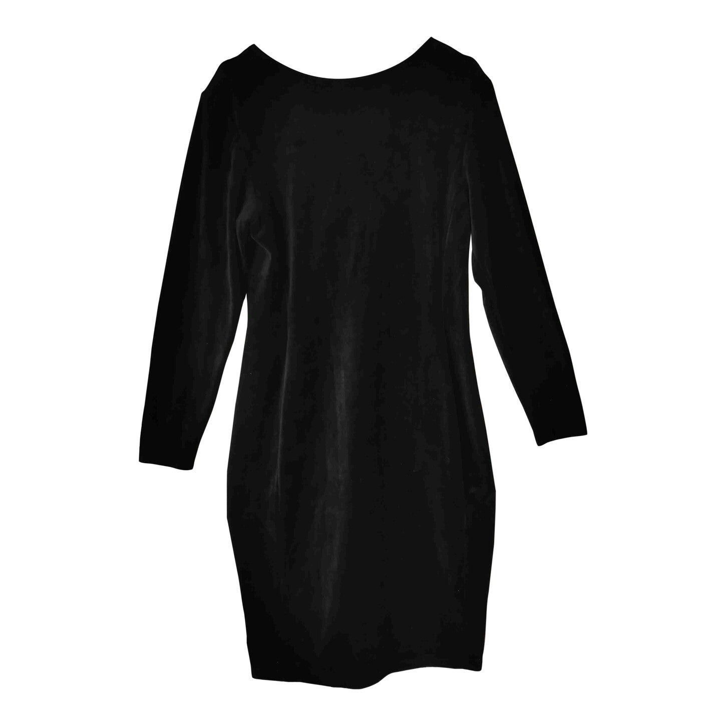 Backless velvet dress