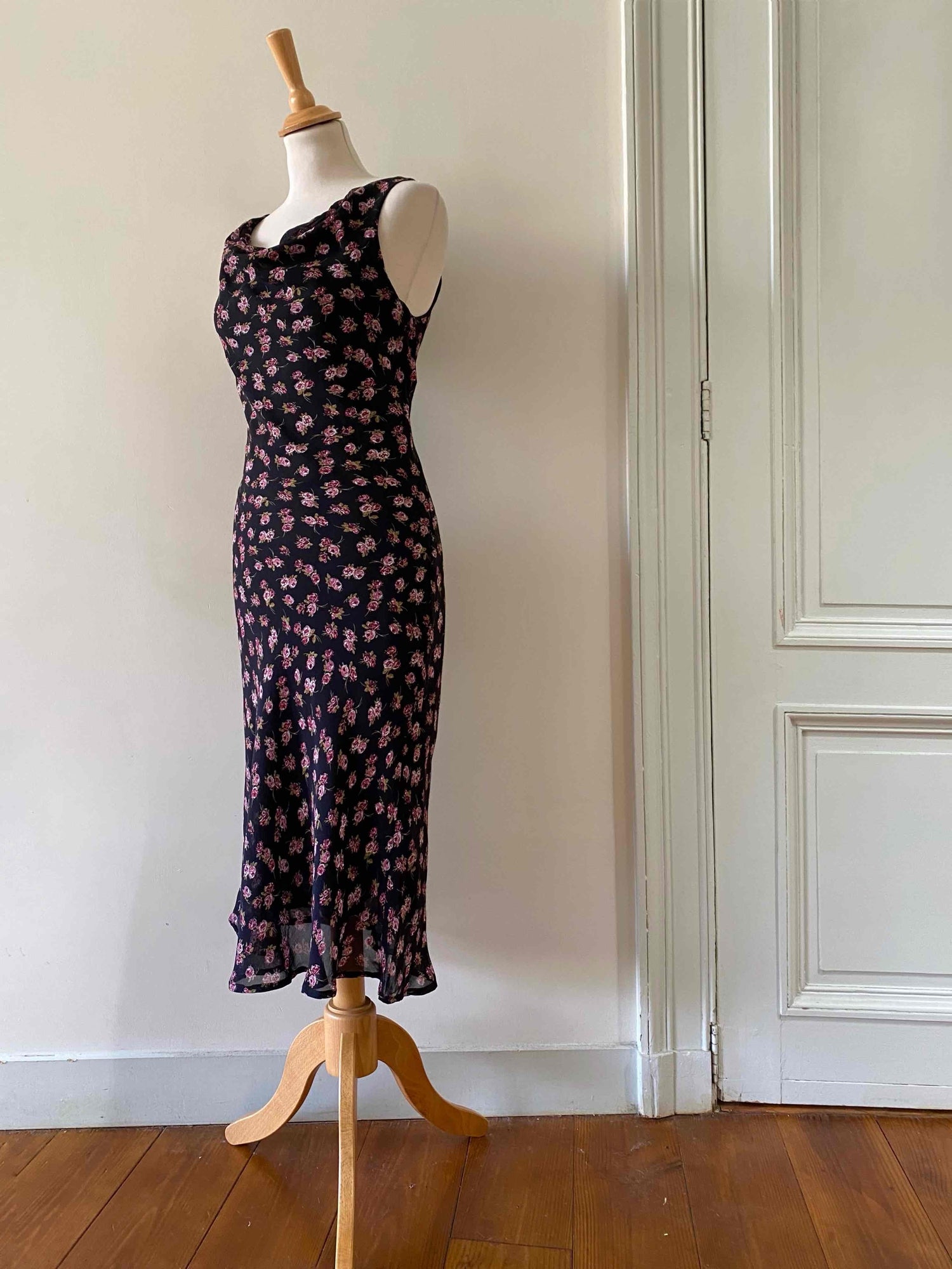 Robe à fleurs en voile