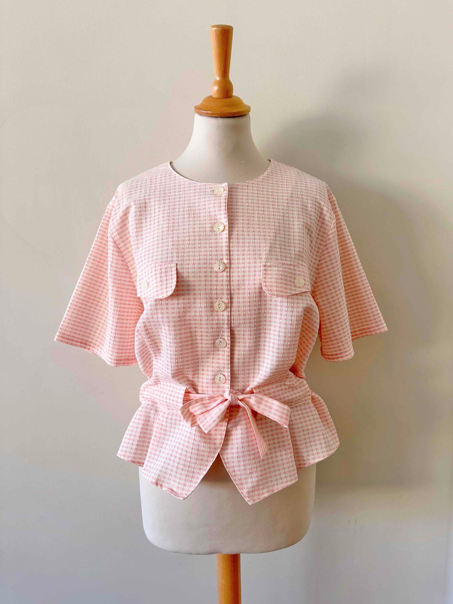 Vichy blouse