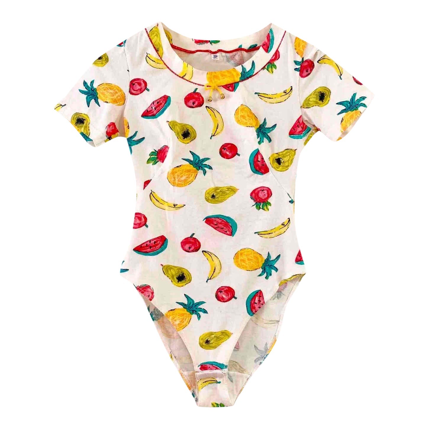 Cotton tutti frutti bodysuit