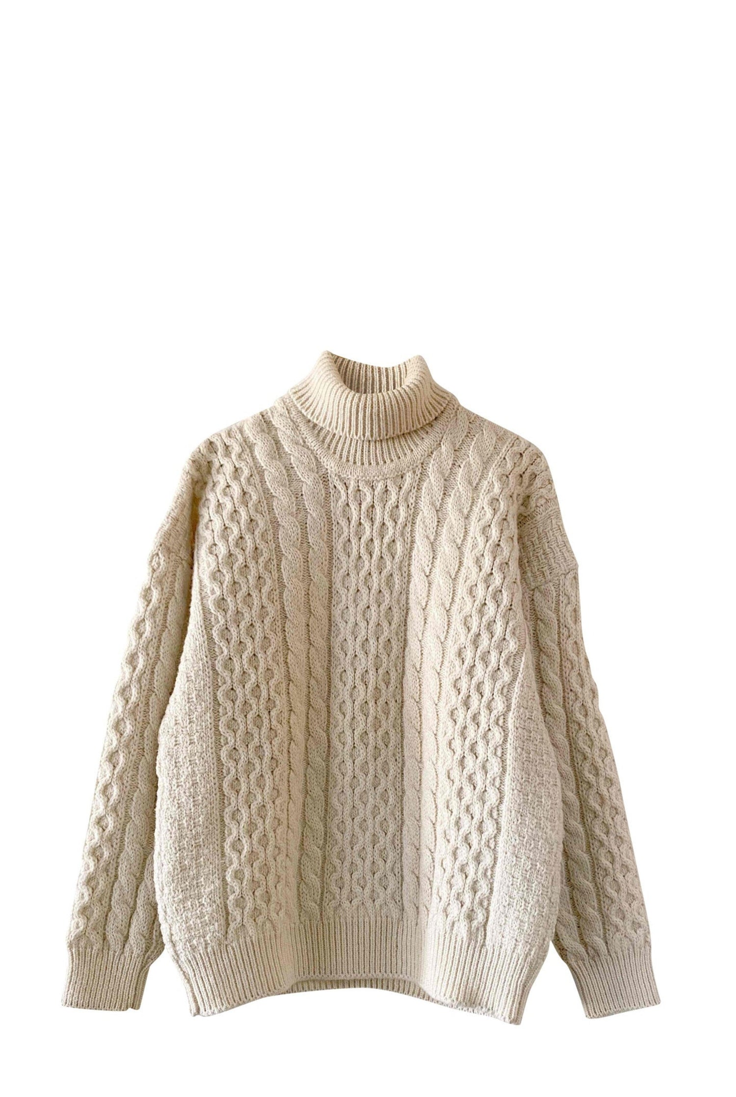 Irish turtleneck sweater