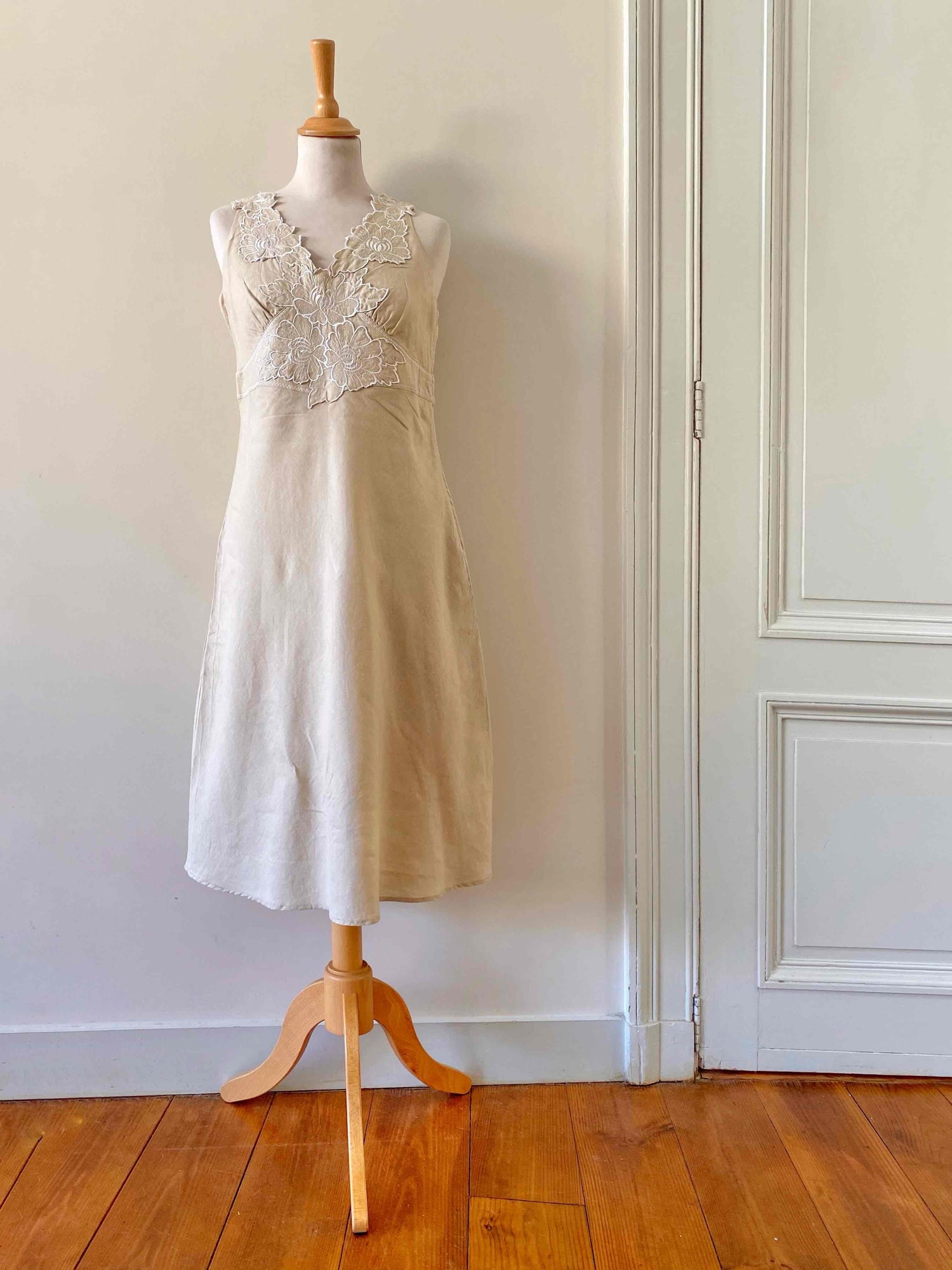 Linen and cotton dress