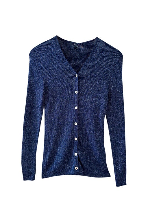 Silk and lurex cardigan