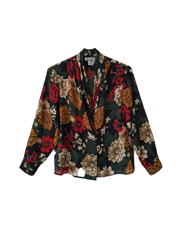 Top à fleurs 90's