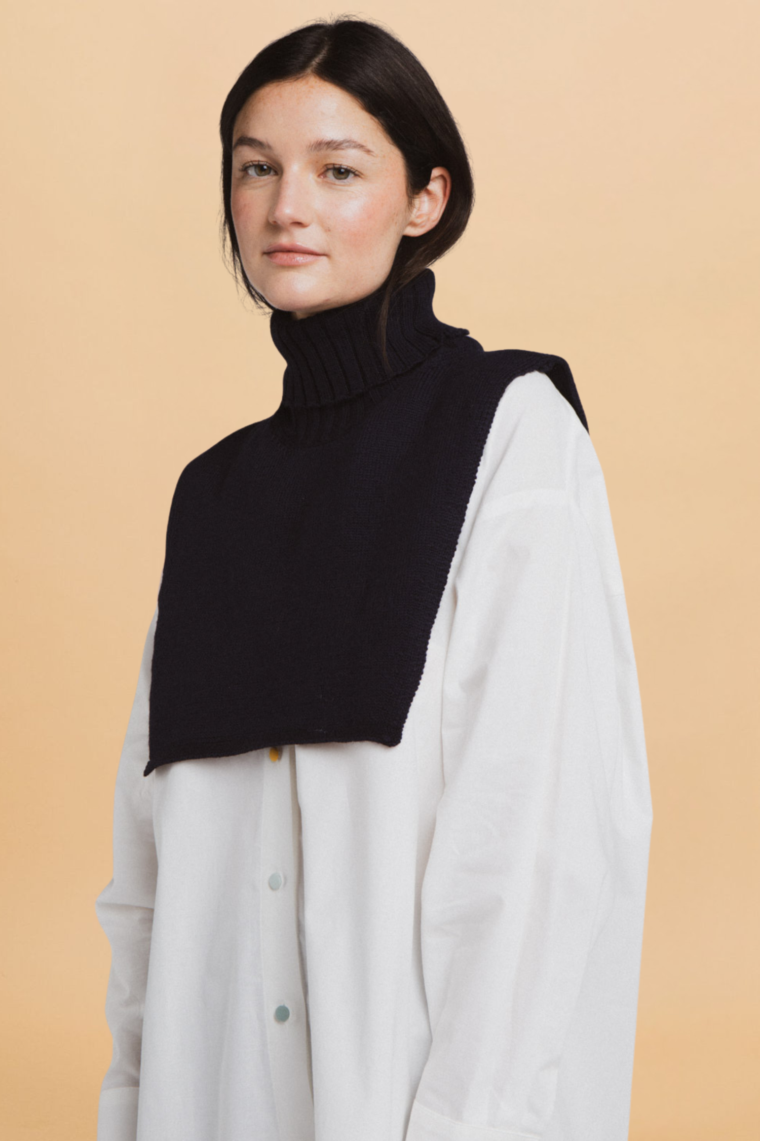 Col en laine Maël marine