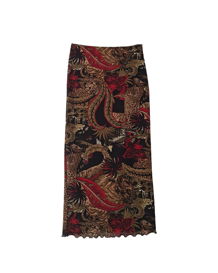 Jupe longue paisley