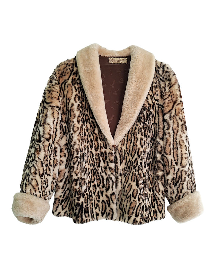 Manteau En Fourrure Léopard