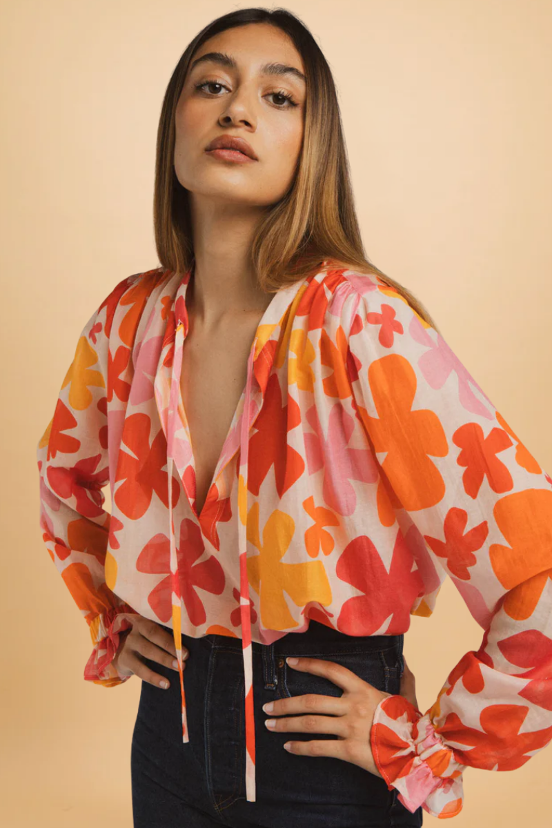 Blouse Suzanne Flower Power