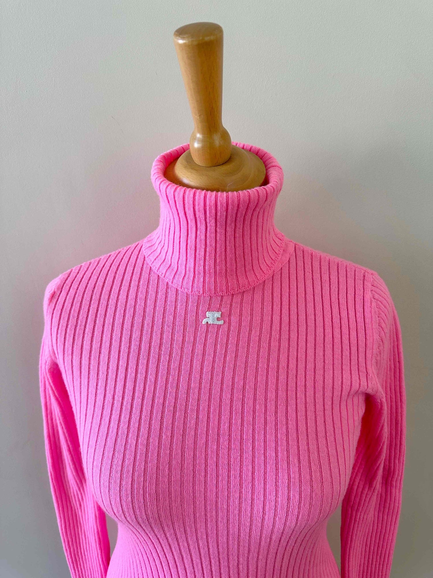 Col roulé Courrèges