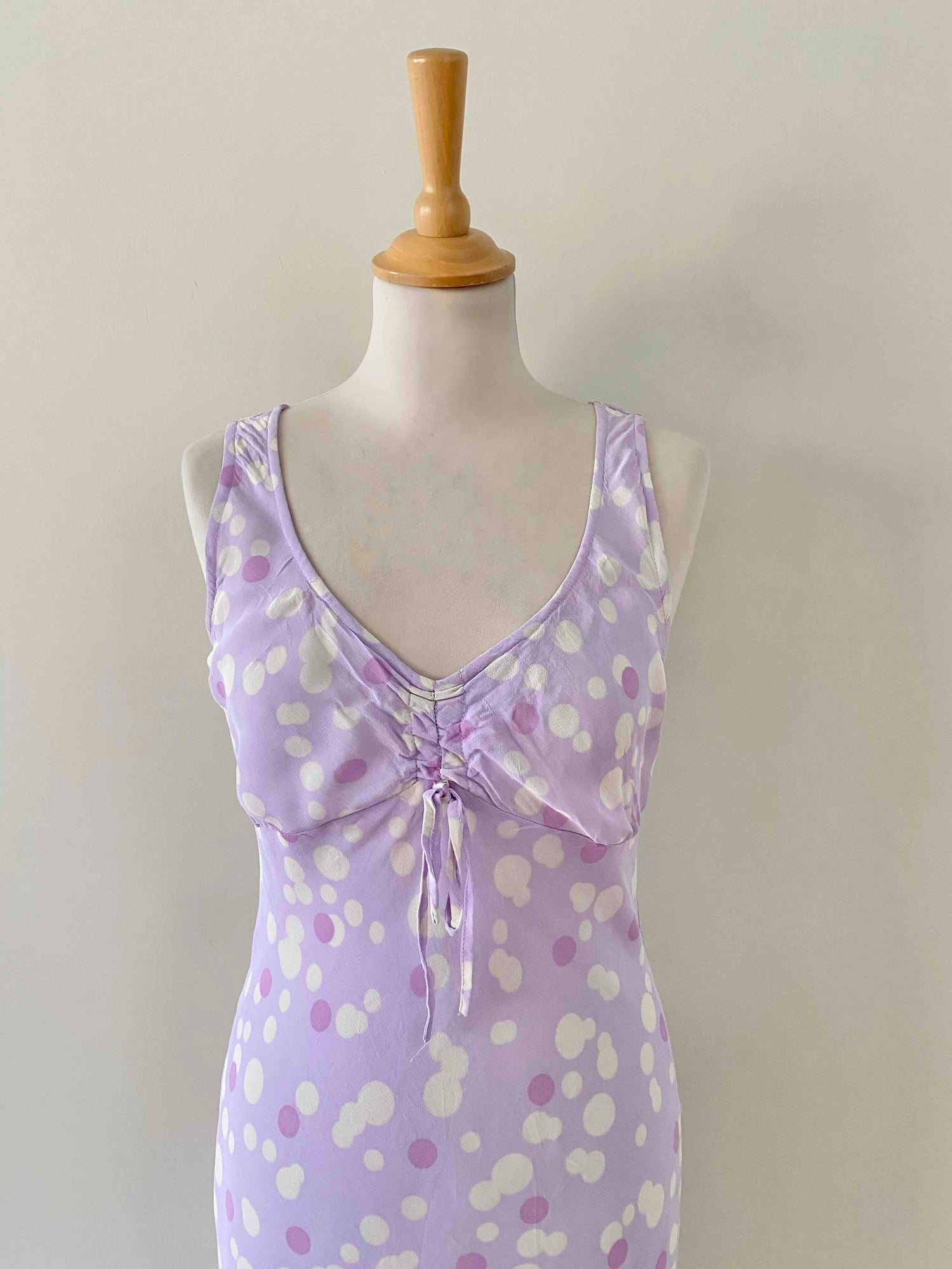 Long dress in viscose voile
