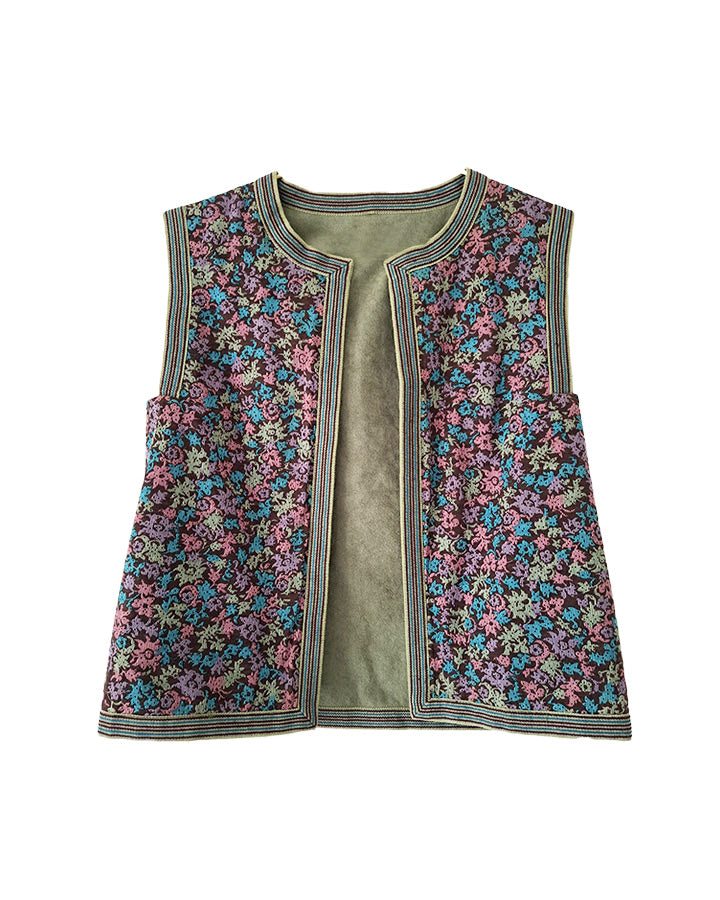 Gilet sans manches réversible