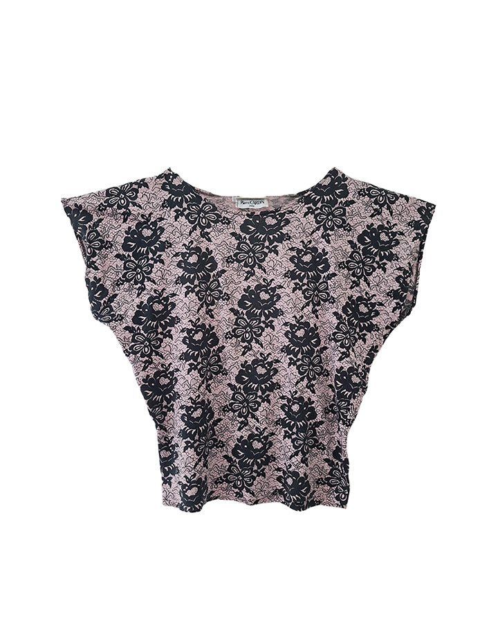 Top à fleurs Pierre Cardin