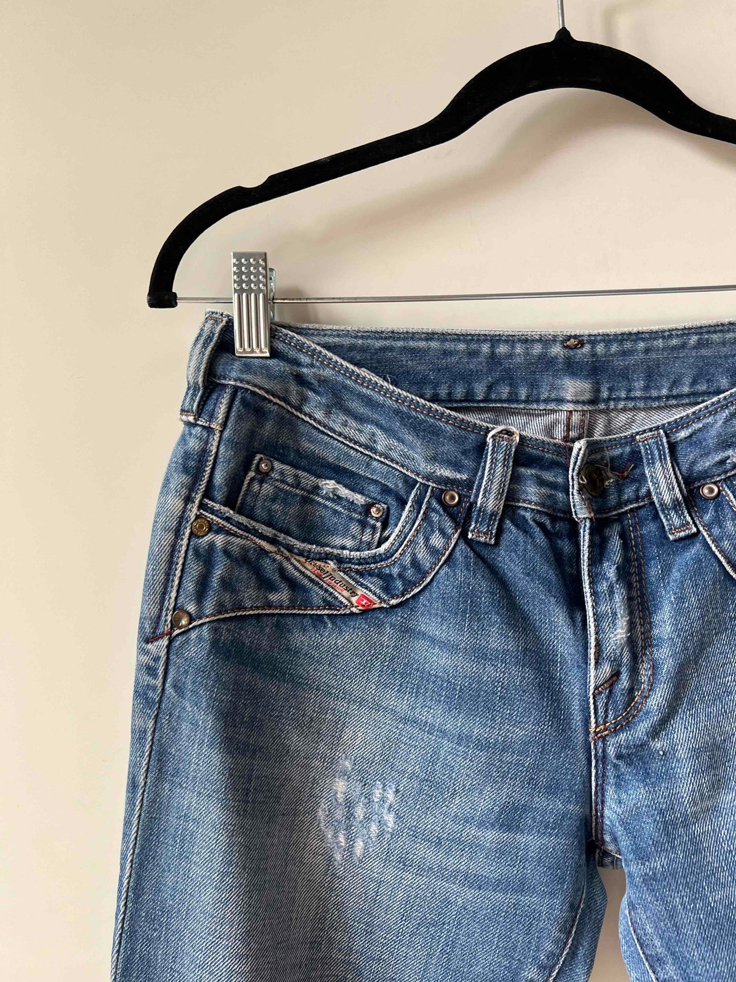 Jeans taille basse 00's