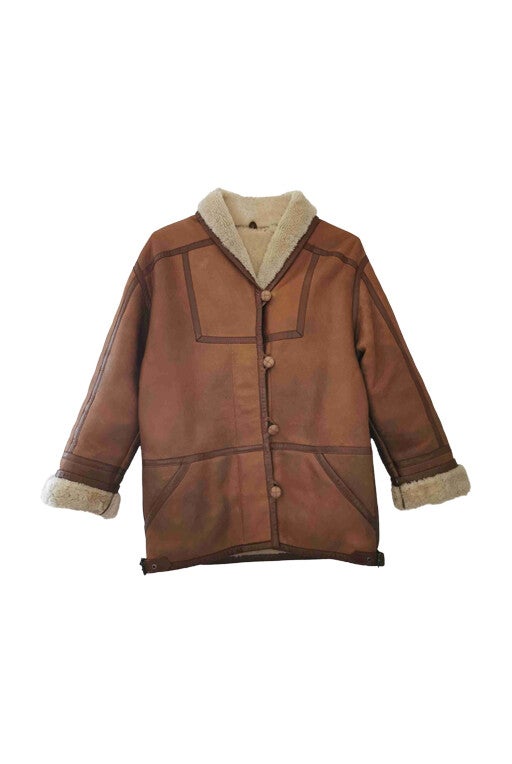 Peau lainée en cuir