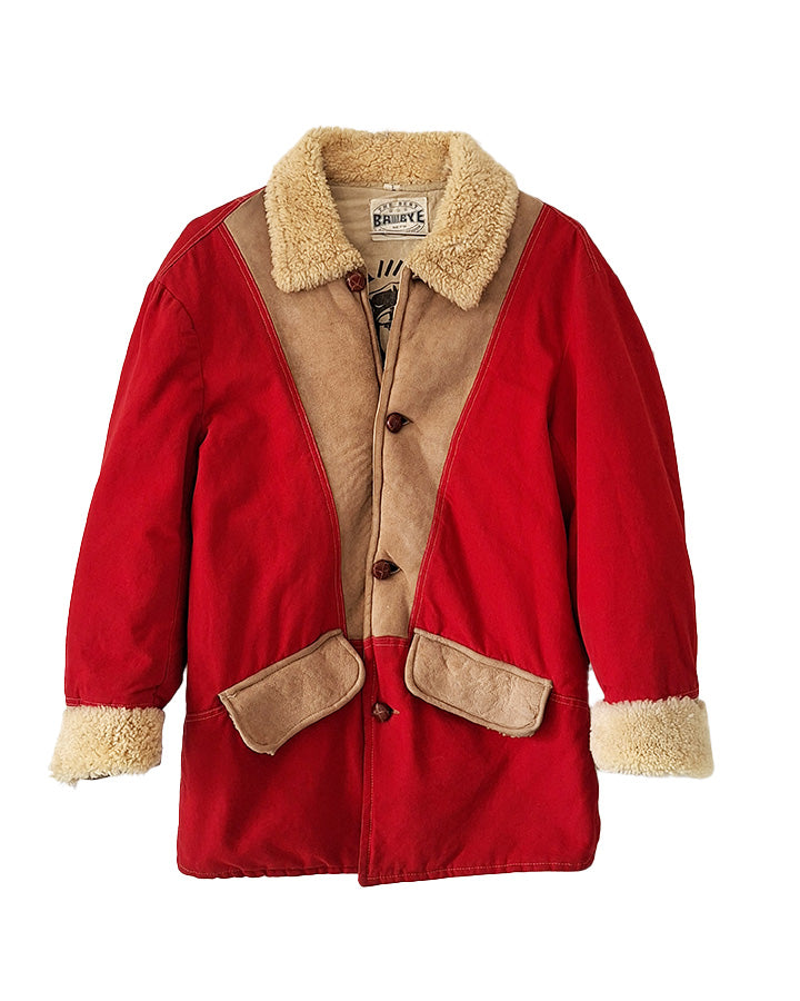 Parka En Daim Et Coton