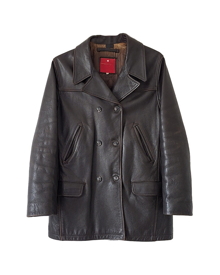 Veste en cuir Chevignon