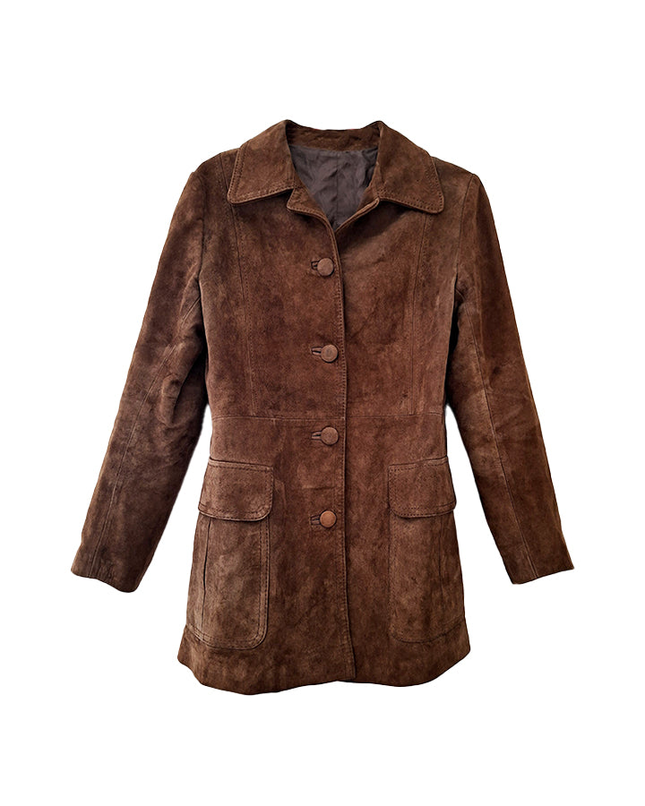Veste en daim 70's