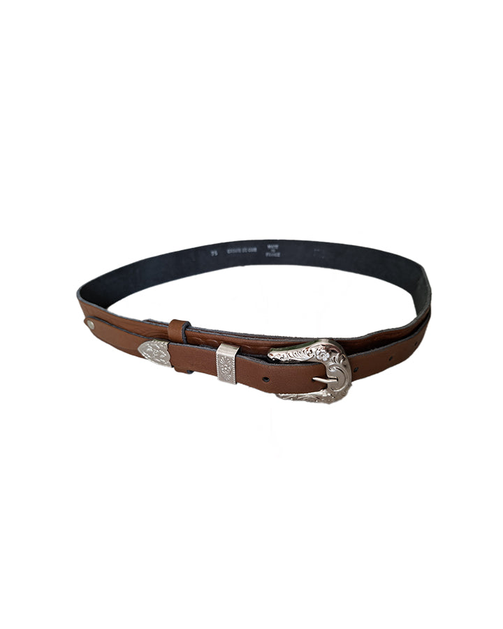 Ceinture Western en cuir