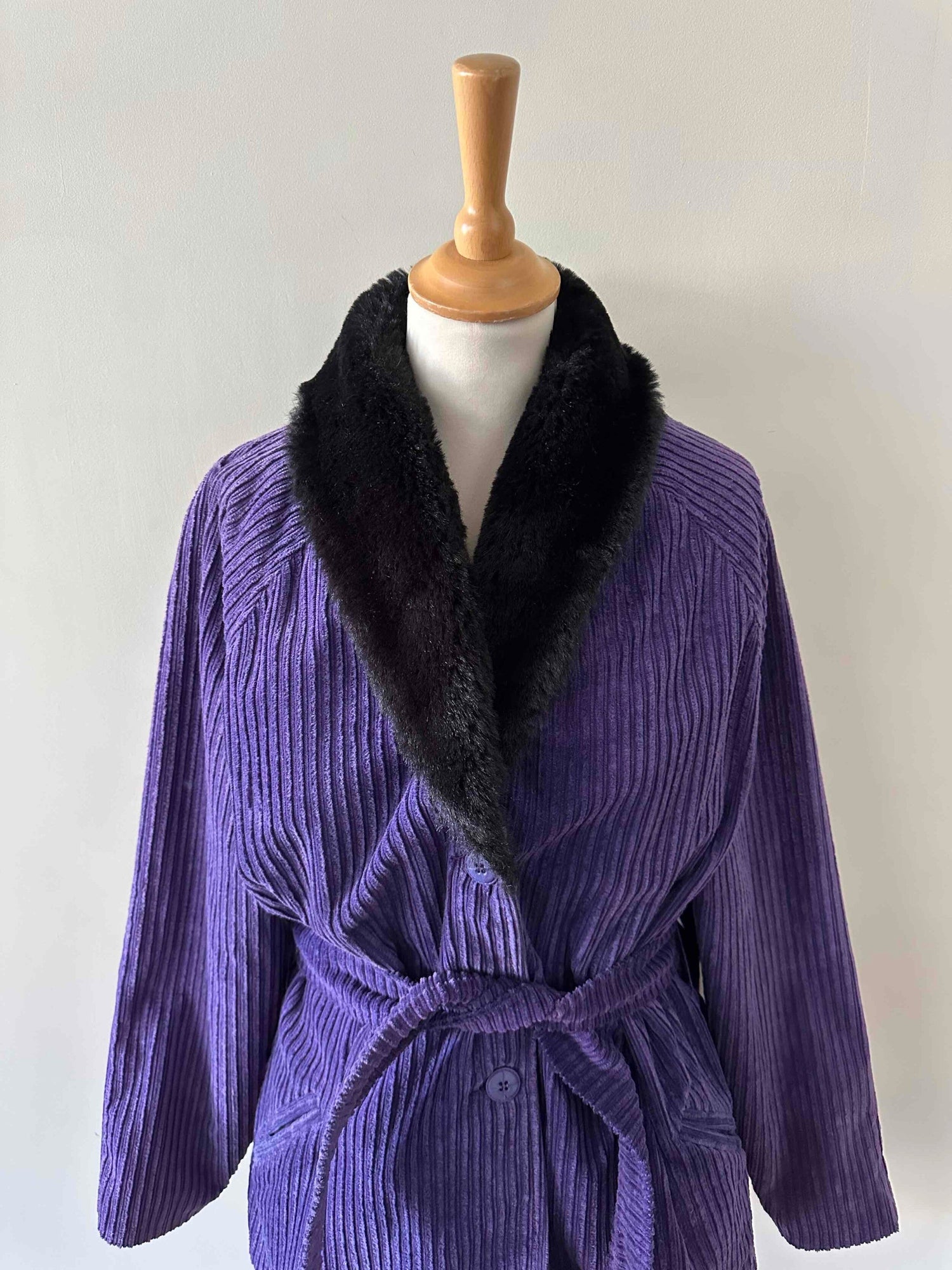 Saharienne en velours côtelé