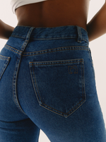 Jean Mid Blue Bleu Uni