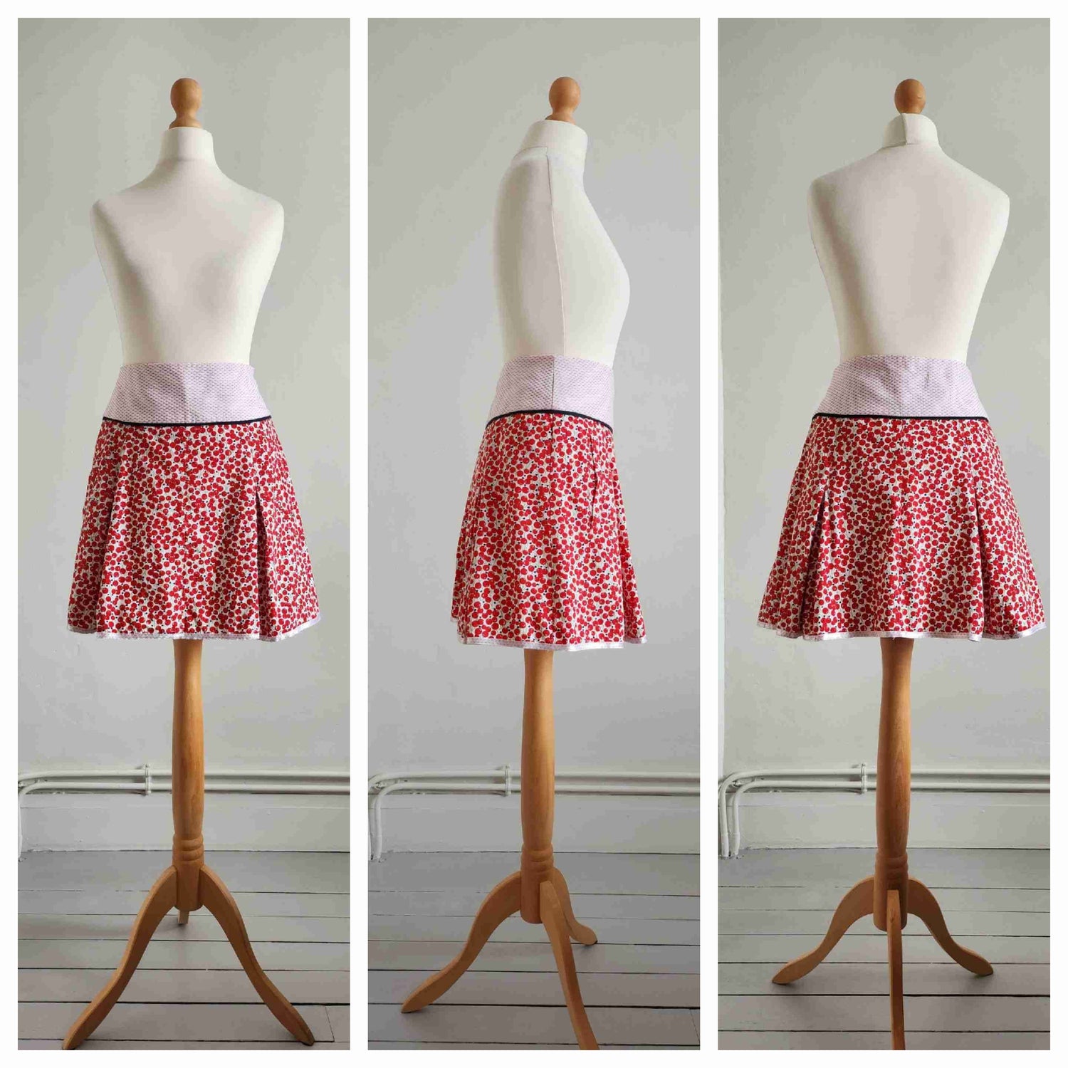 Cotton mini-skirt
