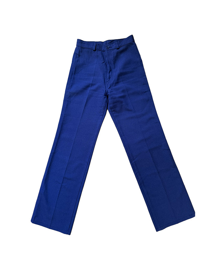 Pantalon flare bleu