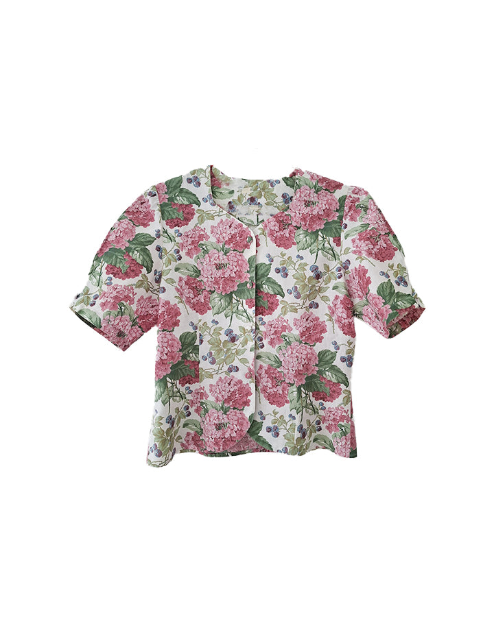 Top à fleurs 90's