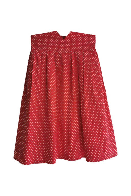 Polka dot skirt