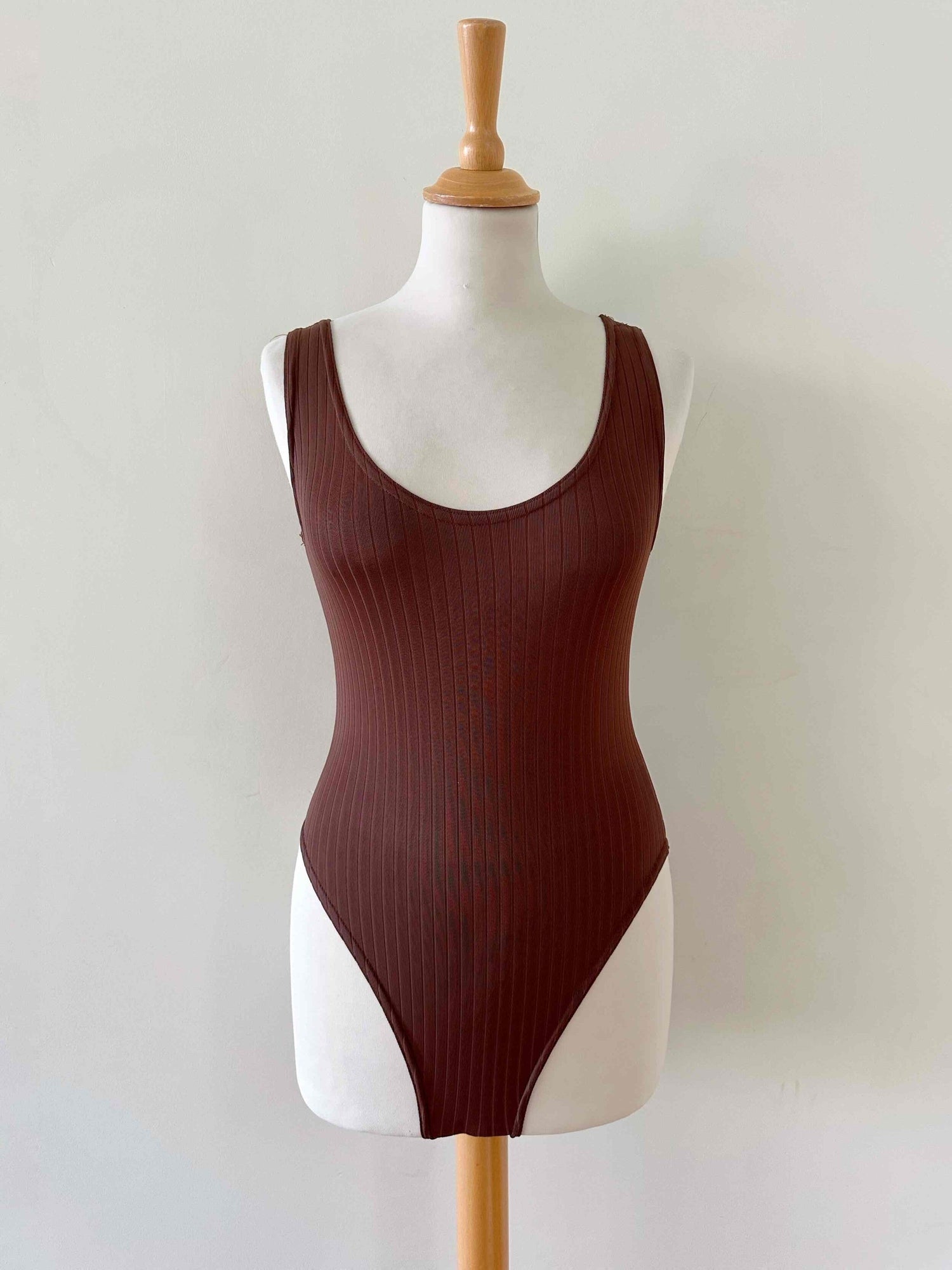 Ribbed knit bodysuit