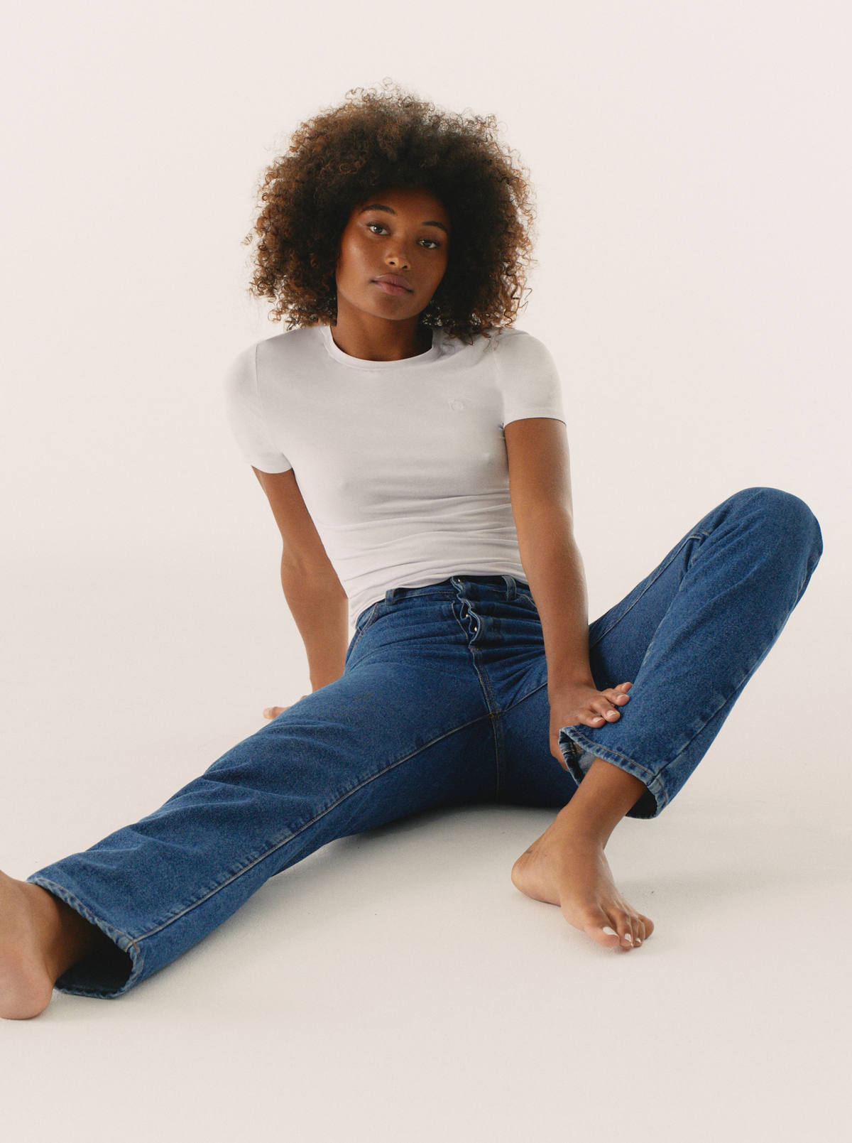 Tee-Shirt Classic White Col Rond