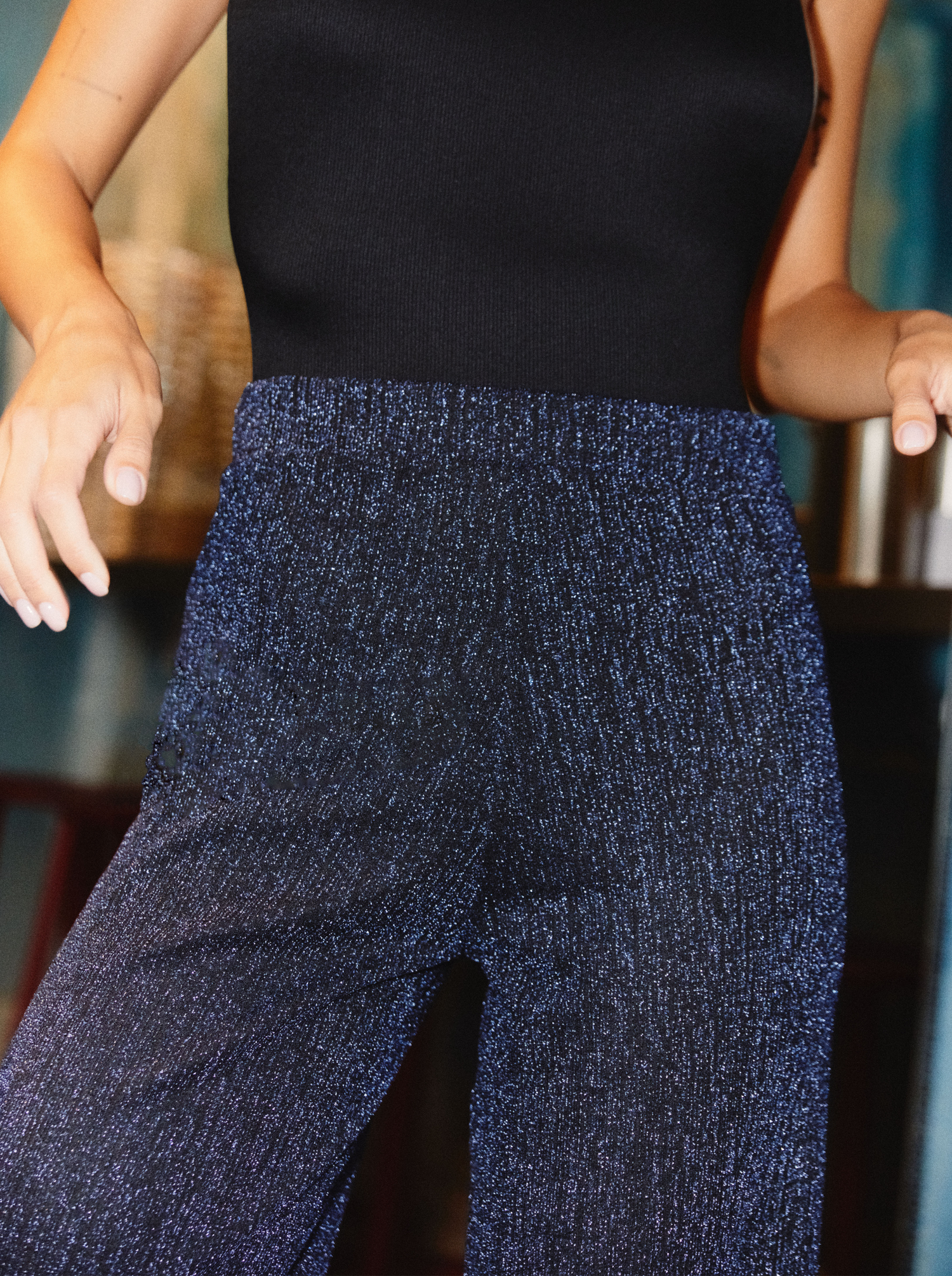 Pantalon Sparkle Blue Bleu