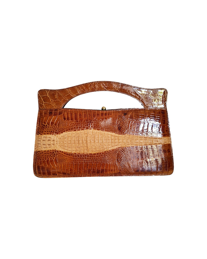 Sac à main cuir exotique