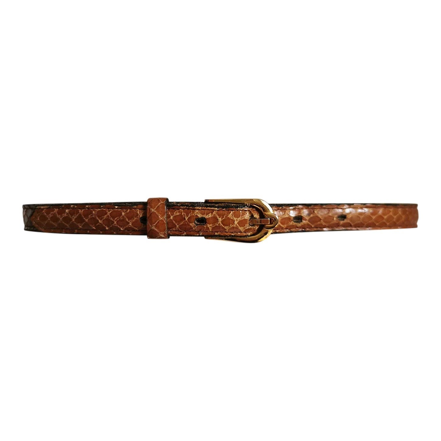 Ceinture en cuir exotique