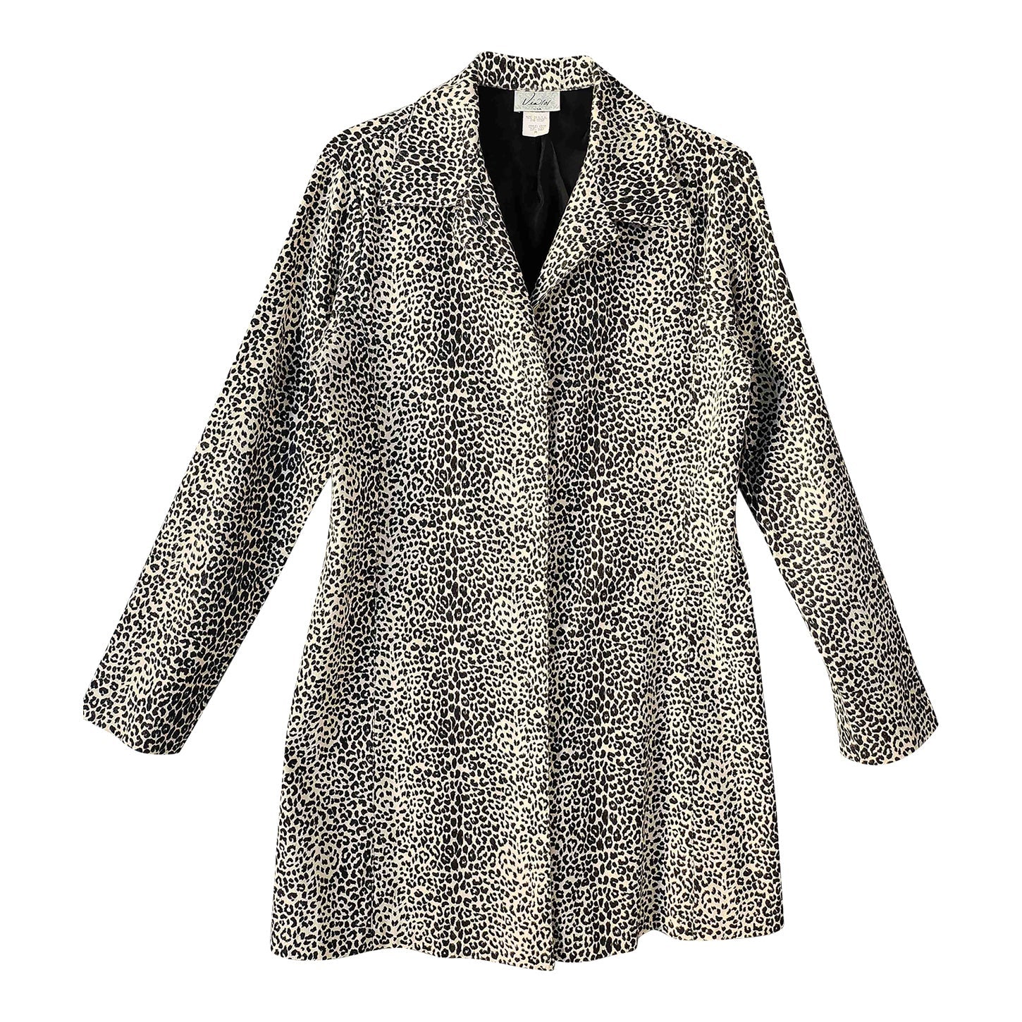 Blazer léopard en coton