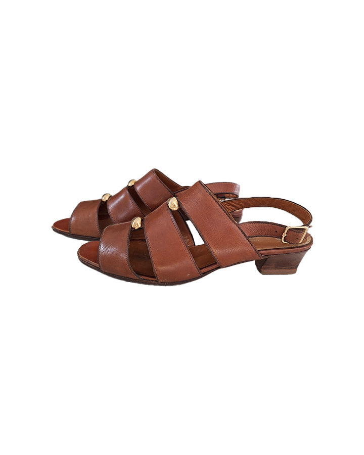 Sandales en cuir 90's