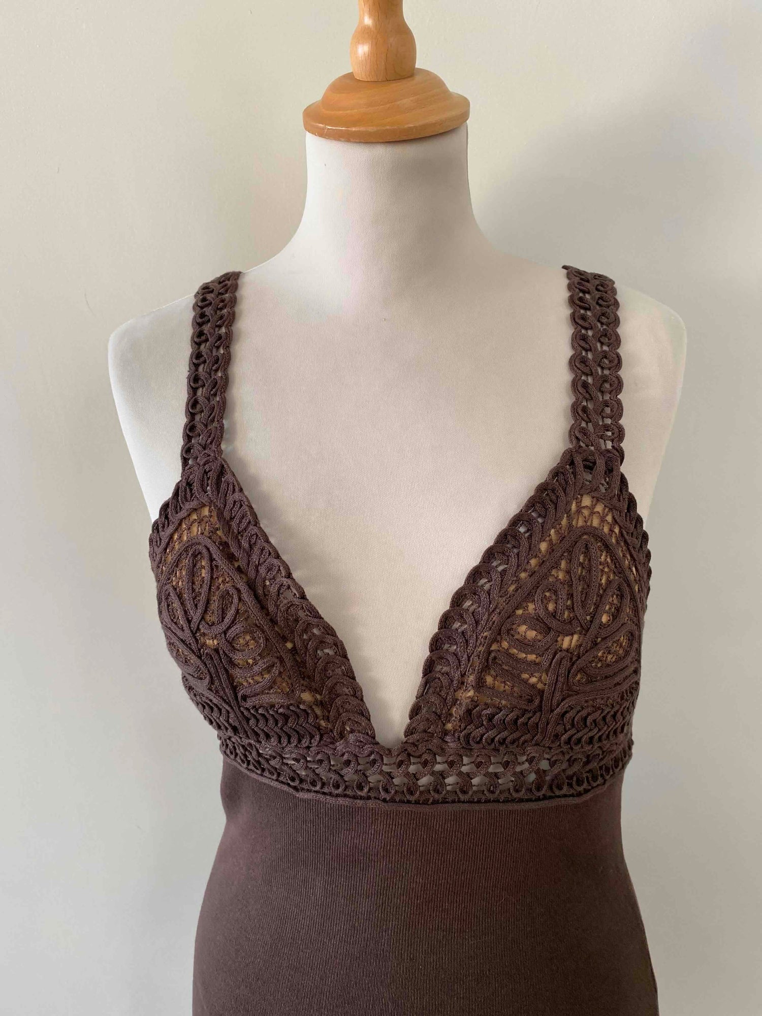 Top en crochet Valentino