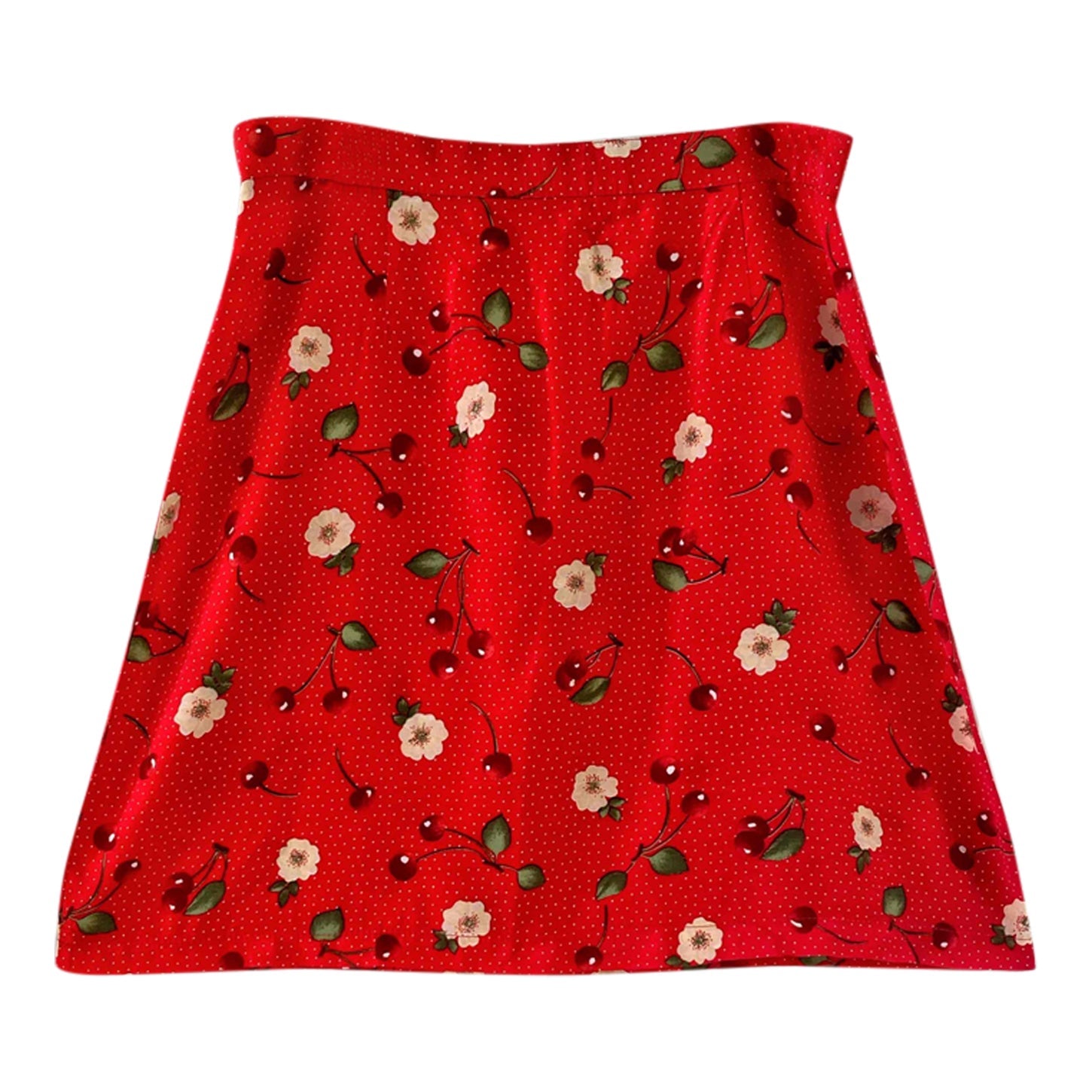 Cherry mini skirt