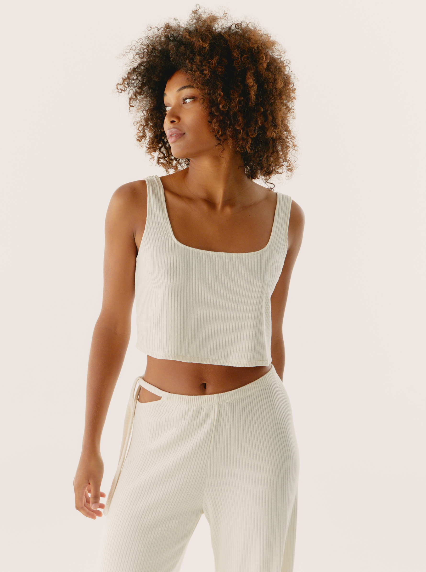 Pantalon Pearly Lines Blanc