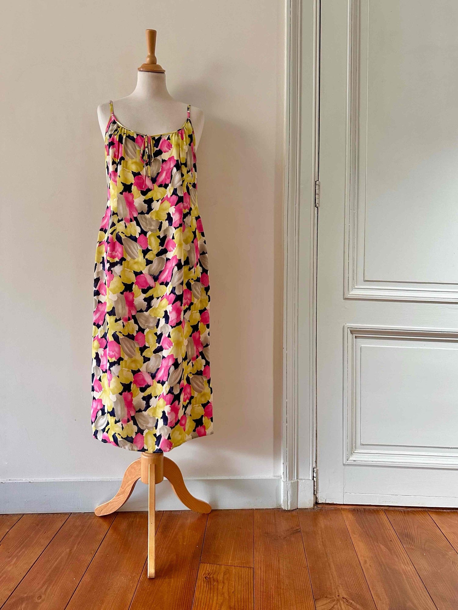 Silk dress by Georges Rech