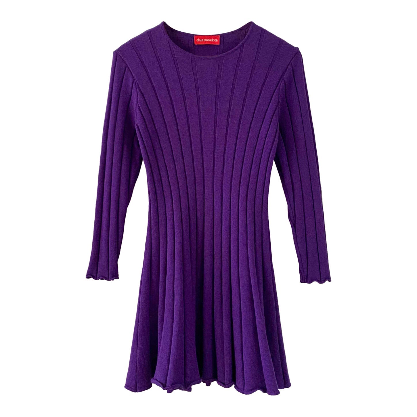 Ribbed wool dress